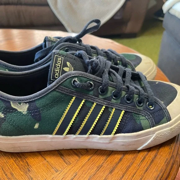 adidas | Shoes | Adidas Green And Black Camouflage Sneakers | Poshmark